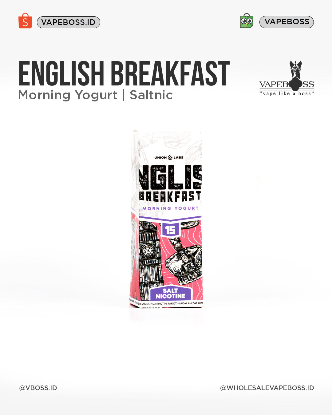 English Breakfast V5 Morning Yoghurt 30ml by Unionlabs