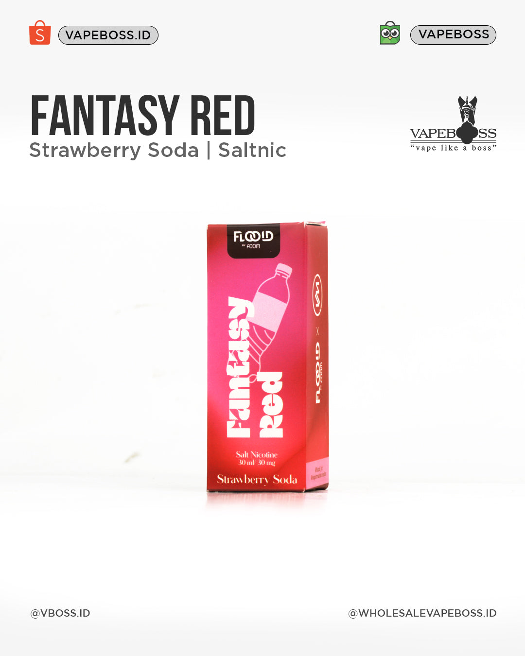 Foom Drink Series Fantasy Red 30ml 30mg by Foom Lab