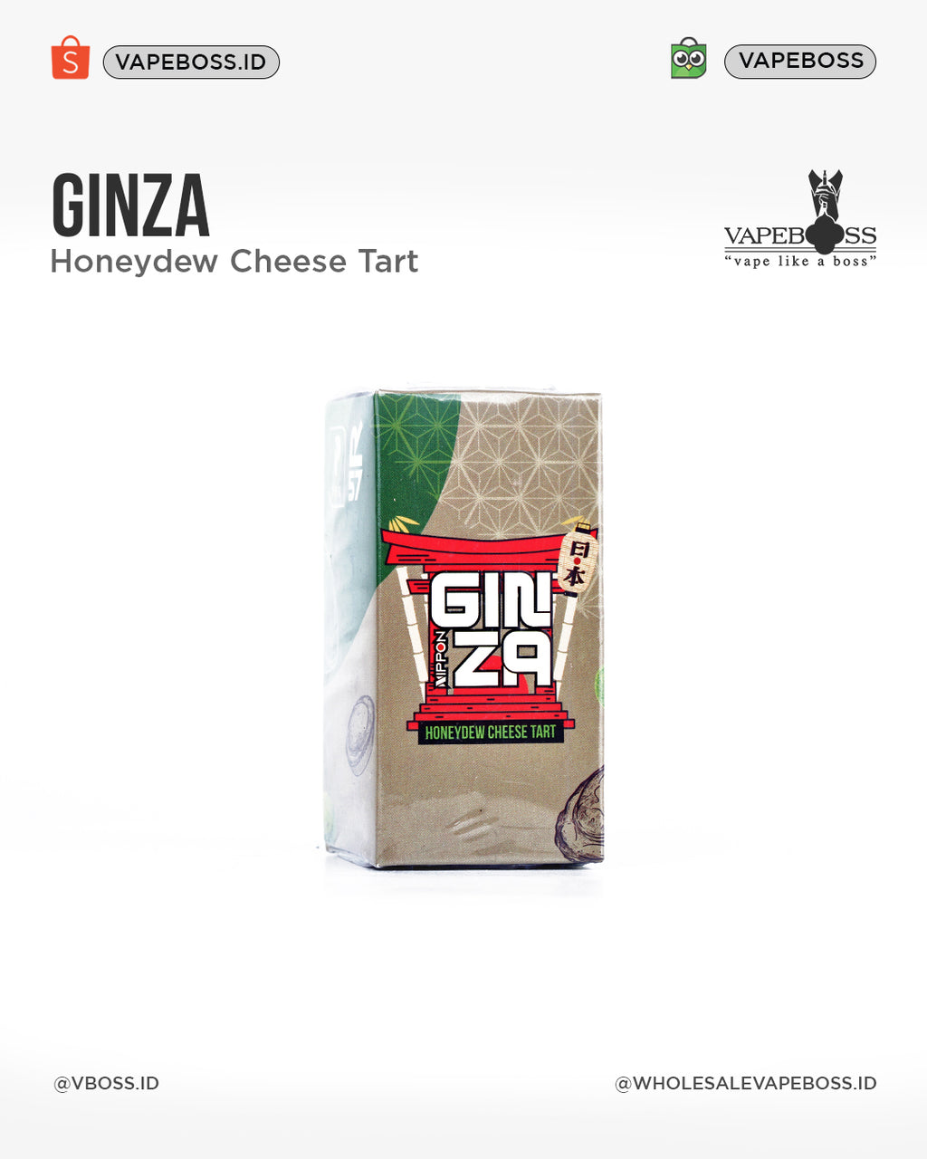 Nippon Ginza Series 60ml By R57 x Pan | Freebase Liquid