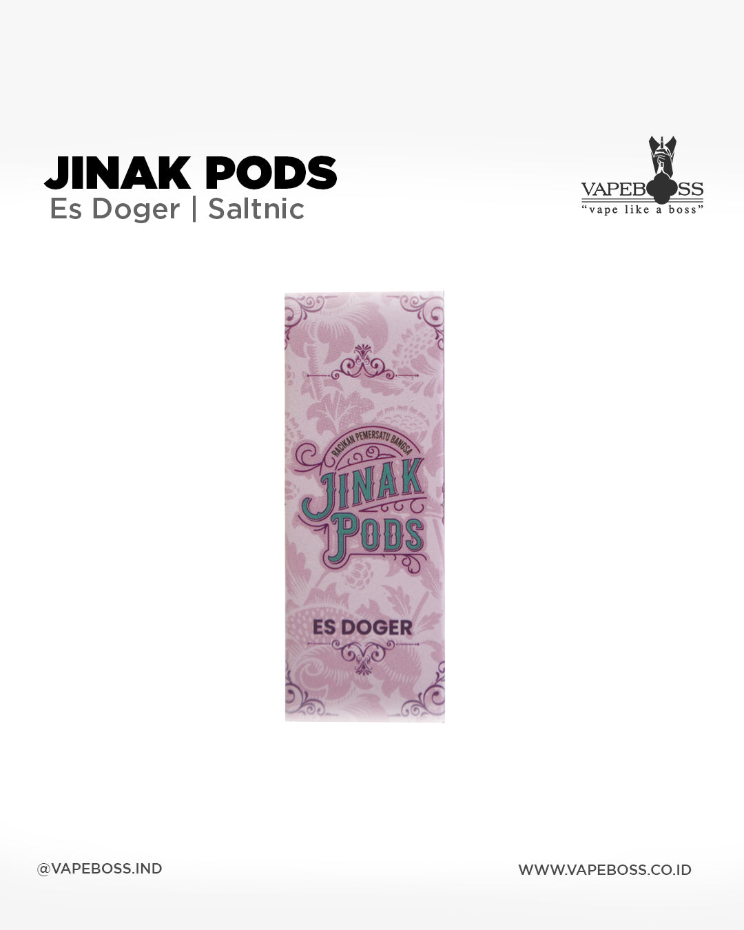 Liquid Jinak Series Salt 30ml by Koko Sarang x Mildos