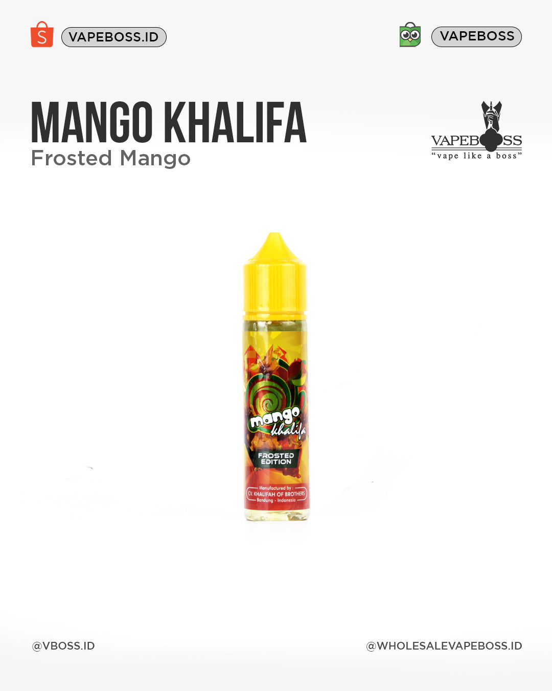 Mango Khalifa 60ml 3mg by Khalifa Brothers