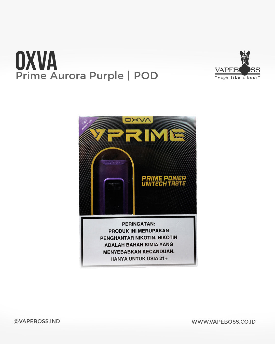Oxva Vprime Pod Kit by Oxva Vapeboss Oxva Vprime Pod Kit by Oxva Vapeboss