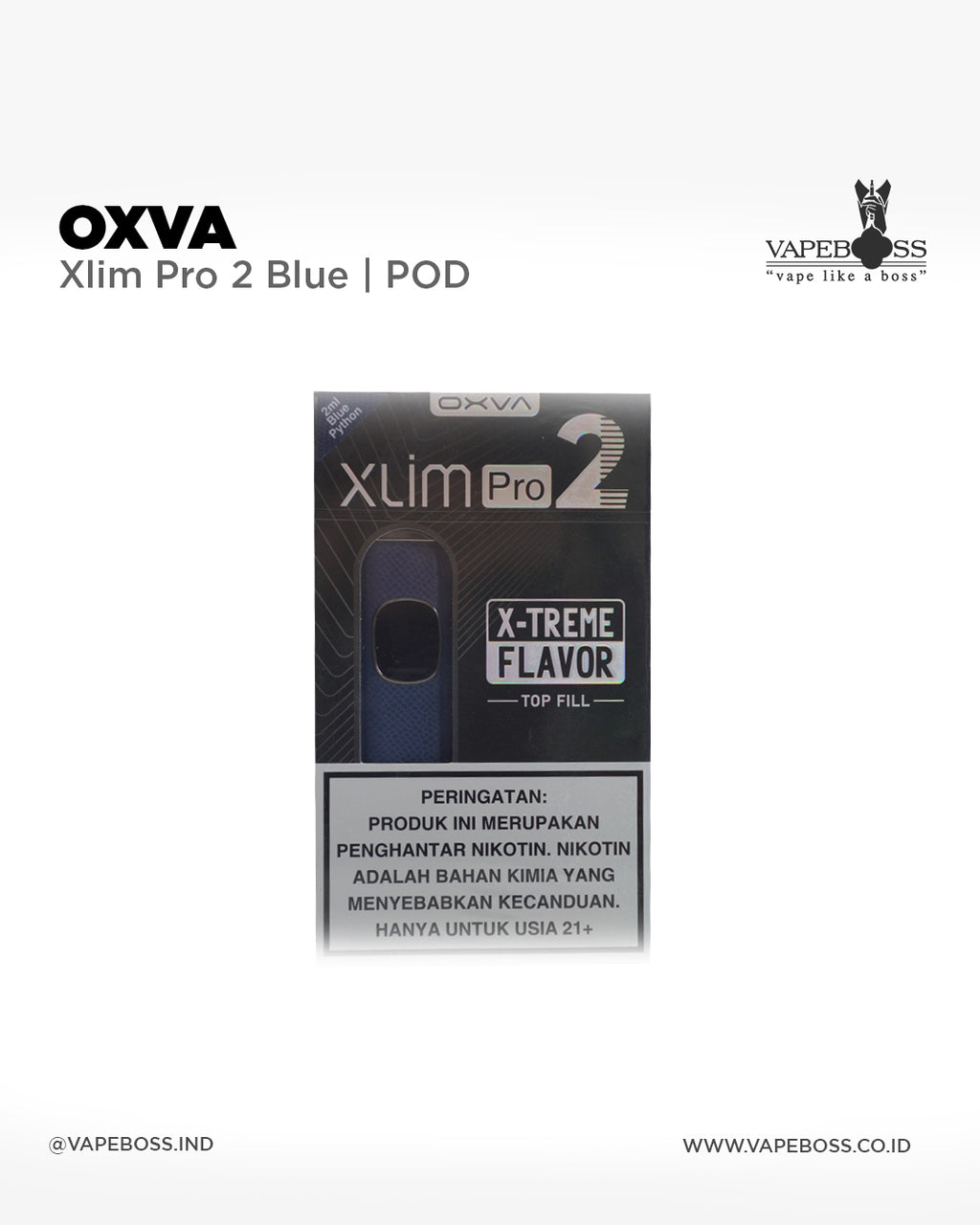 Oxva Xlim Pro 2 Pod Kit by Oxva | Pod System Vapeboss Oxva Xlim Pro 2 Pod Kit by Oxva | Pod System Vapeboss