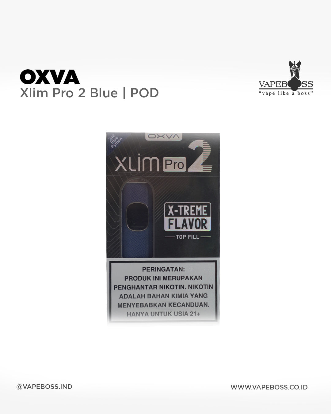 Oxva Xlim Pro 2 Pod Kit by Oxva | Pod System Vapeboss Oxva Xlim Pro 2 Pod Kit by Oxva | Pod System Vapeboss