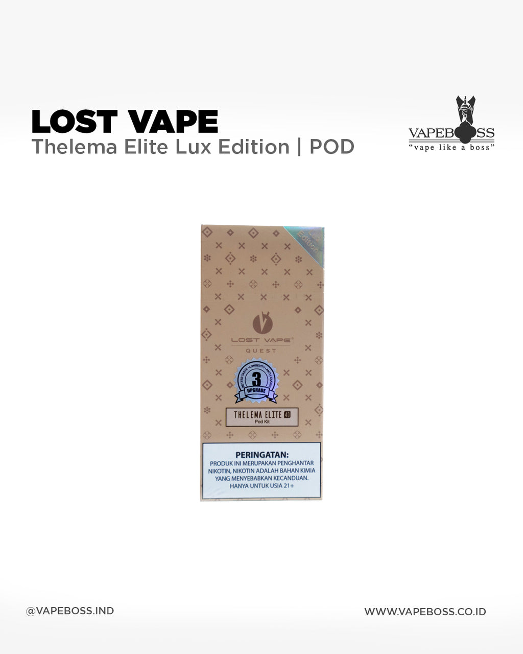 Thelema Elite 40 Pod Kit Lux Edition by Lost Vape