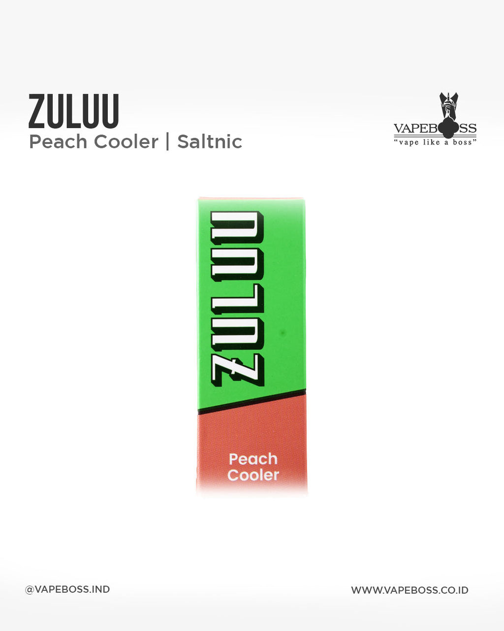 Zuluu Series New Flavor Salt 30ml by Koko Sarang x Mildos | Freebase Liquid